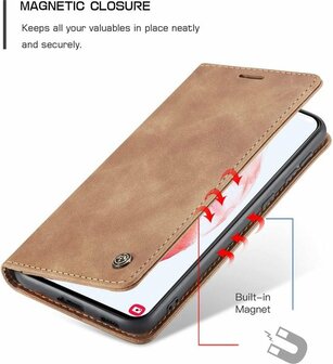 Samsung S21 Plus Sienna Brown - Book Case