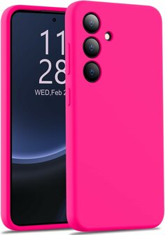 Samsung Galaxy S25 Plus - Roze - Liquid Siliconen Back Cover