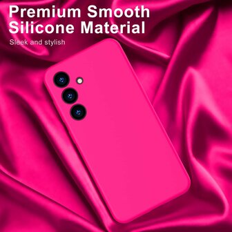 Samsung Galaxy S25 Plus - Roze - Liquid Siliconen Back Cover