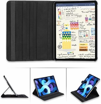 iPad Mini 2024 - Tablet Book Cover - Zwart