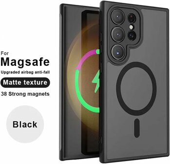 Samsung S22 Ultra - Matte MagSafe Armor - Zwart