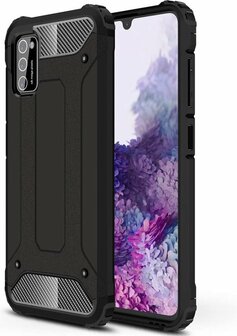 Samsung A41 Zwart - Armor Back Cover