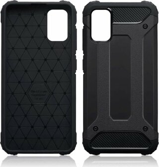 Samsung A41 Zwart - Armor Back Cover