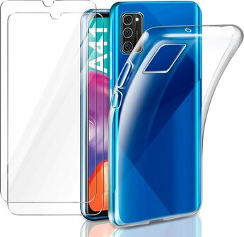 A41 - Back Cover &amp;amp; 2x Glas - Transparant