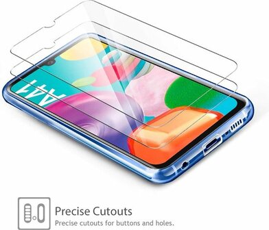 A41 - Back Cover &amp;amp; 2x Glas - Transparant