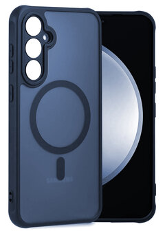 Samsung S24 FE - Blauw - Matte Armor - Geschikt voor MagSafe