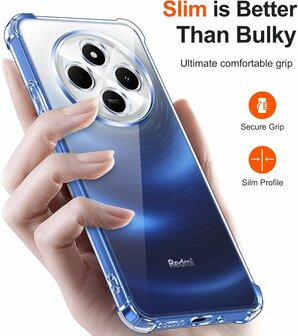 Xiaomi Redmi A4 - Transparant - Anti Shock - 2x Glas
