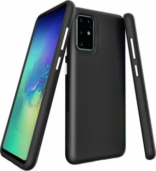 Samsung A41 Zwart - Anti Slip Matte Armor