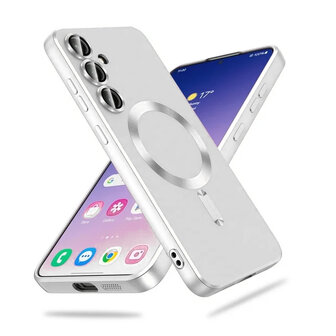 Samsung S25 - MagSafe Matte TPU - Zilver