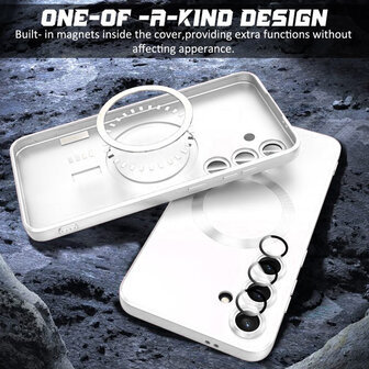 Samsung S25 - MagSafe Matte TPU - Zilver