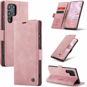 Samsung S23 Ultra Pale Pink - Book Case