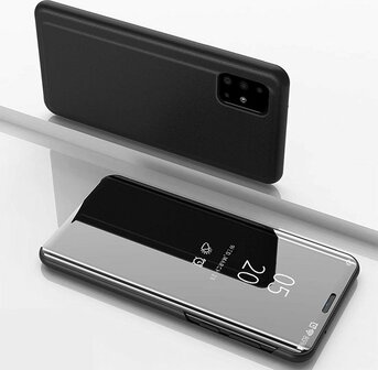 Samsung S20 Ultra - Clear View Case - Zwart