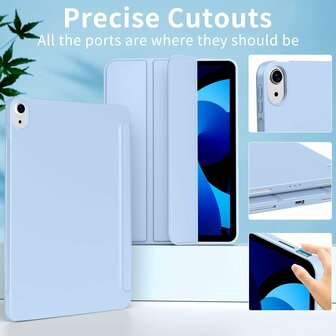 iPad Air 11 (2024) &amp;amp; Air 10.9 (2022 - 2020) - Smart Cover - Licht Blauw