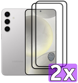 Samsung S25 - Full Glass Bescherming - 2 Stuks
