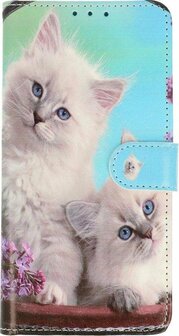 Samsung S21 Plus - Book Case - Katten