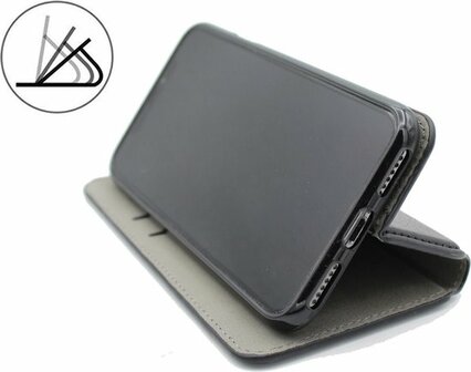 iPhone 12 Mini Zwart - HQ Slim Book Case