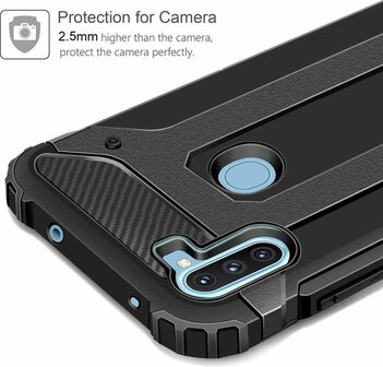 M11 - Armor Back Cover &amp;amp; Glas - Zwart
