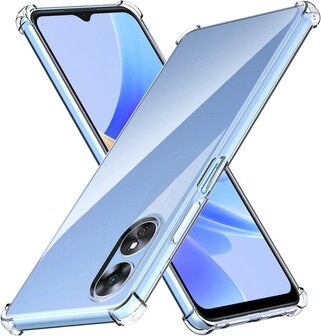 Oppo A18 &amp;amp; A38 - Anti Shock &amp;amp; 2x Glas - Transparant