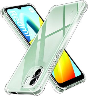 Redmi A1 &amp;amp; A2 - Anti Shock &amp;amp; 2x Glas - Transparant