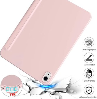 iPad 2025 (11 Gen) - Roze - Smart Cover met Pen Slot