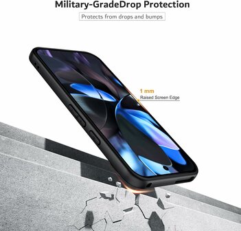 Pixel 9 Pro XL - Zwart -- Siliconen Back Cover
