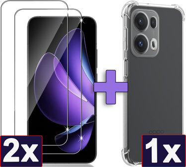 Reno 13 Pro - Anti Shock &amp;amp; 2x Glas - Transparant