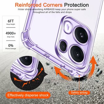 Reno 13 Pro - Anti Shock &amp;amp; 2x Glas - Transparant