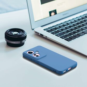 Reno 11F - Liquid Back Cover - Blauw
