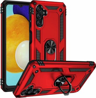 Samsung M23 Rood - Armor met Kickstand Ring