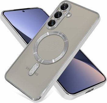 Samsung S25 Plus - MagSafe TPU Back Cover - Zilver