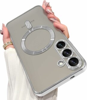 Samsung S25 Plus - MagSafe TPU Back Cover - Zilver