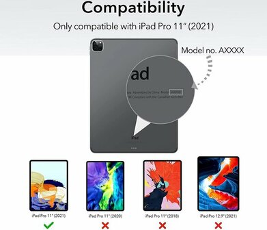 iPad Pro 11 inch  Zwart - Smart Cover
