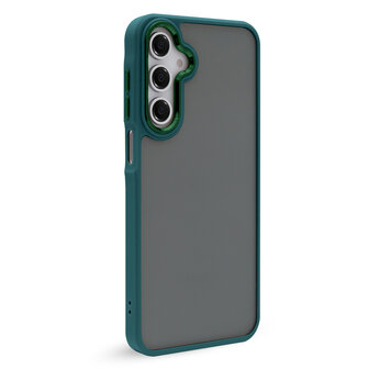 Samsung S24 FE - Frame Back Cover - Groen
