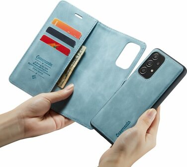 Samsung A33 5G Aqua Blue - 2 in 1 Book Case