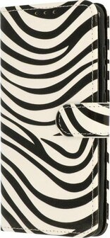 Samsung S21 Plus - Book Case - Zebra
