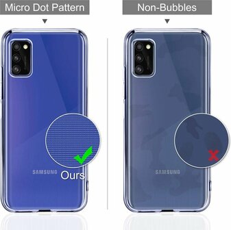 Samsung A41 - Siliconen Back Cover - Transparant