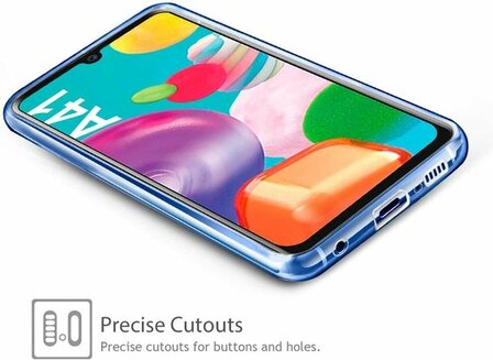 Samsung A41 - Siliconen Back Cover - Transparant