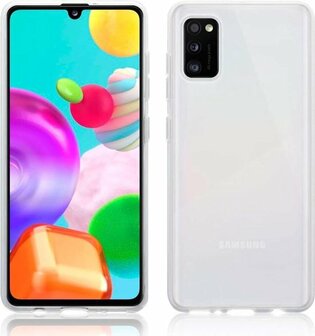Samsung A41 - Siliconen Back Cover - Transparant