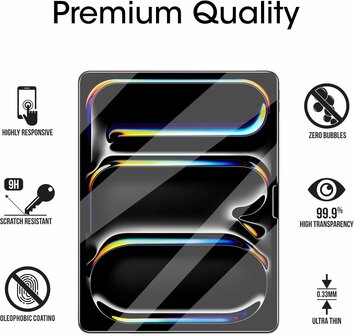 iPad Pro 13 2024 - Screenprotector - 2 Stuks