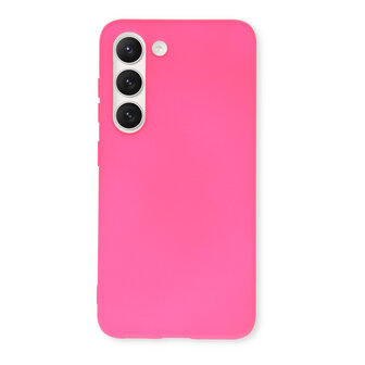 Samsung S23 Plus - HQ TPU Back Cover - Neon Roze