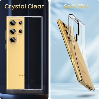 Samsung S24 Ultra - HQ TPU Back Cover - Transparant