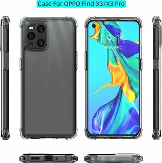 Find X3 Pro - Anti-Shock - Transparant