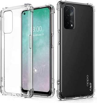 Oppo A54 5G &amp;amp; A74 5G - Anti Shock - Transparant