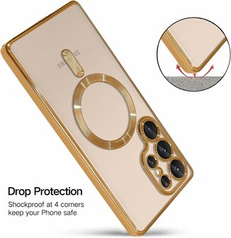 Samsung S25 Ultra - MagSafe TPU Back Cover - Goud