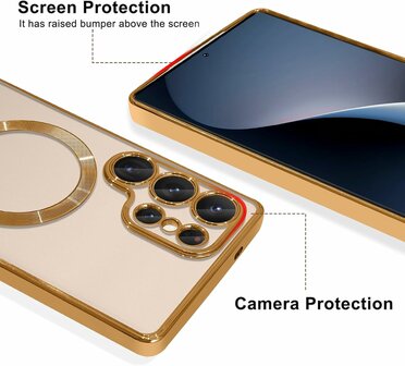 Samsung S25 Ultra - MagSafe TPU Back Cover - Goud