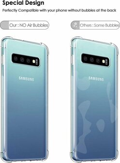 Samsung S10 Plus - Anti Shock Hybrid - Transparant