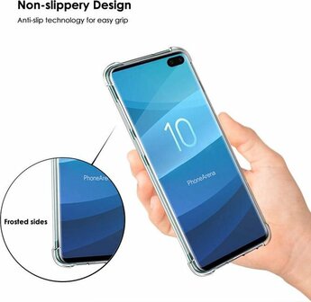 Samsung S10 Plus - Anti Shock Hybrid - Transparant