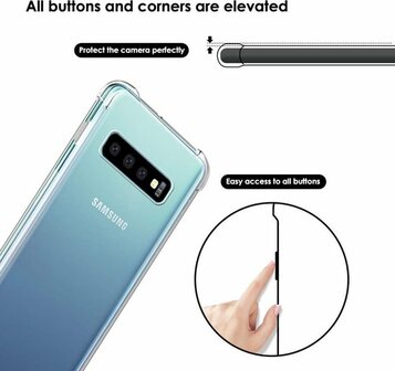 Samsung S10 Plus - Anti Shock Hybrid - Transparant