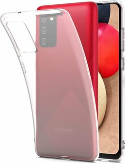 Samsung A02S - Siliconen Back Cover - Transparant