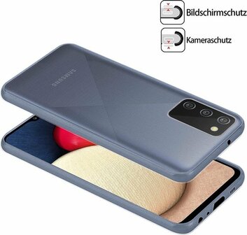 Samsung A02S - Siliconen Back Cover - Transparant